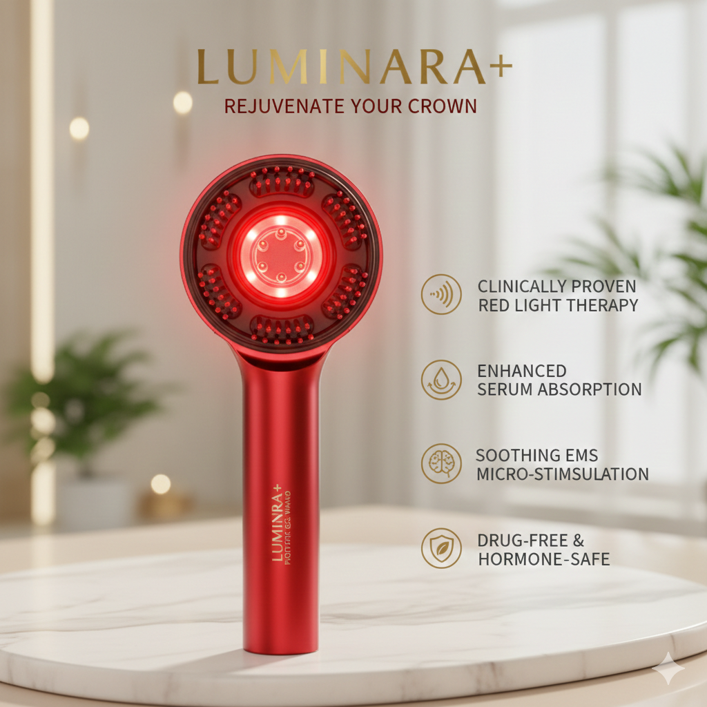 The Pro-Growth Photonic Scalp Wand (3-in-1 Restoration System)