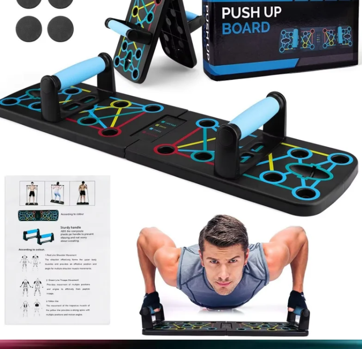Alpha Physique Complete Kit Including Push Up Board, 3 supplements and guide